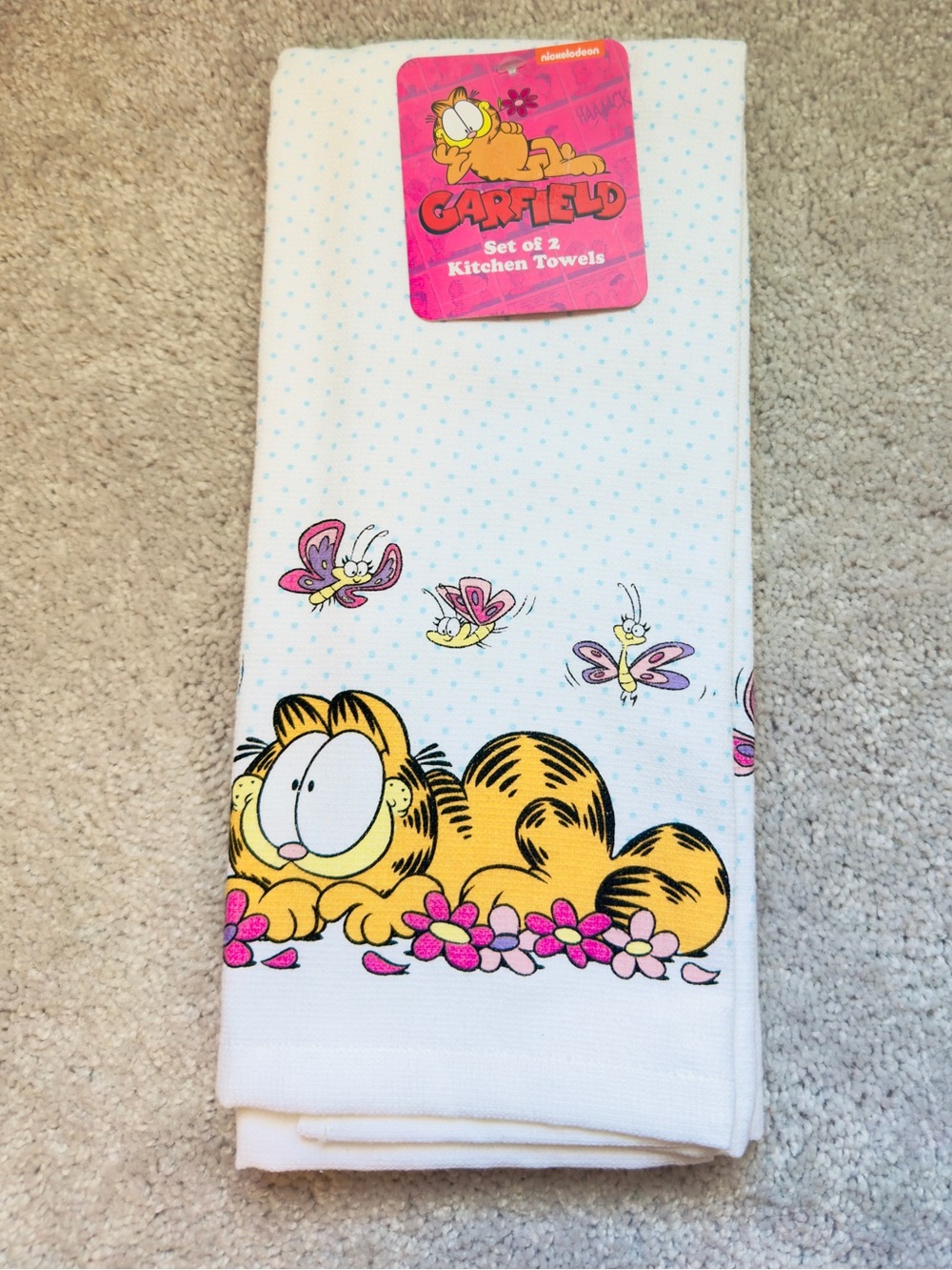 Garfield Set of 2 Kitchen Towels - Picture 5 of 7